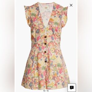 NWOT Marine Layer Camila Romper in Vintage Floral